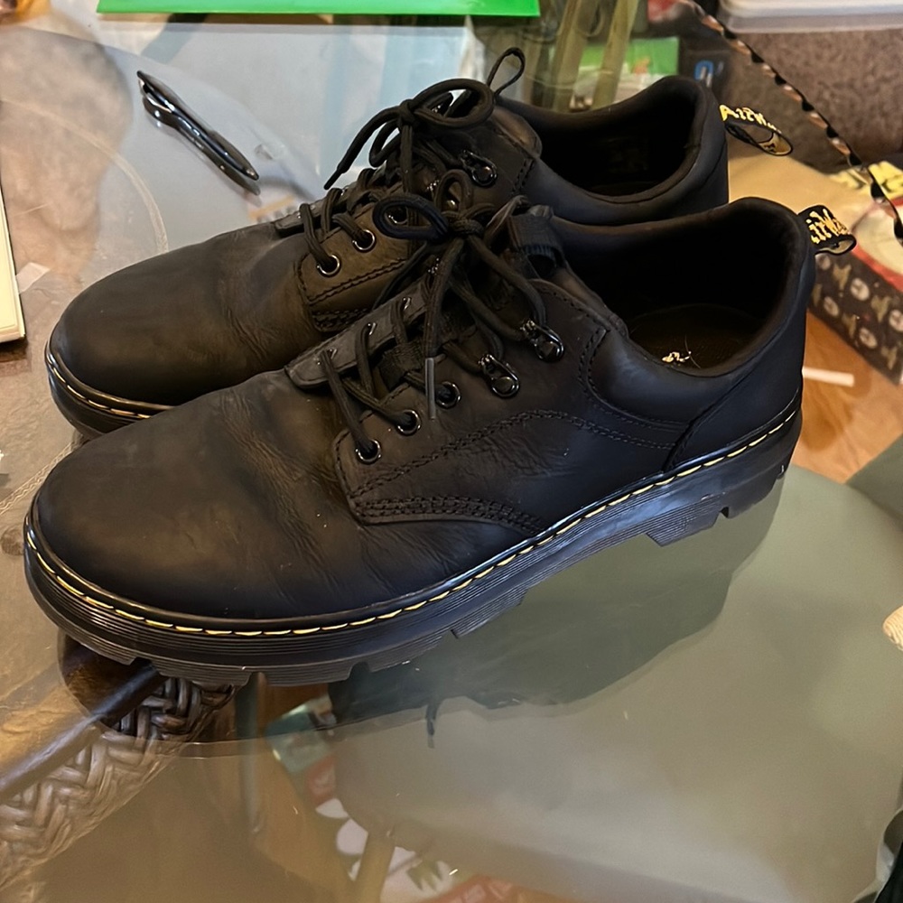 Dr. Docs Martens Doc Reeder Utility Lug Leather Men Soft Toe Shoes Oxfords US 13